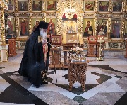 Лития на вечерни. Освящение хлебов.